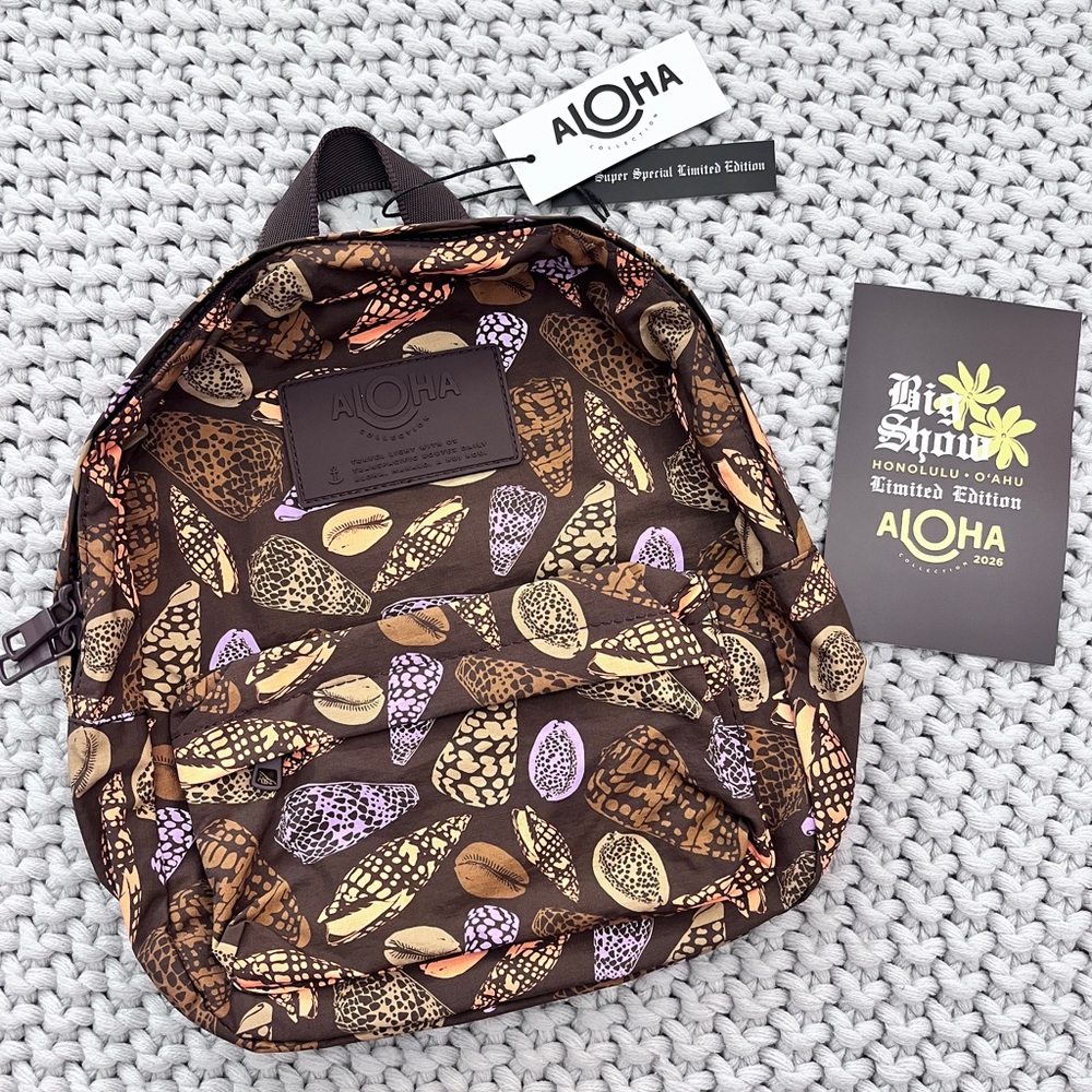 Aloha collection• SUPER SPECIAL LIMITED EDITION Shoreline Mini Backpack SHELLS